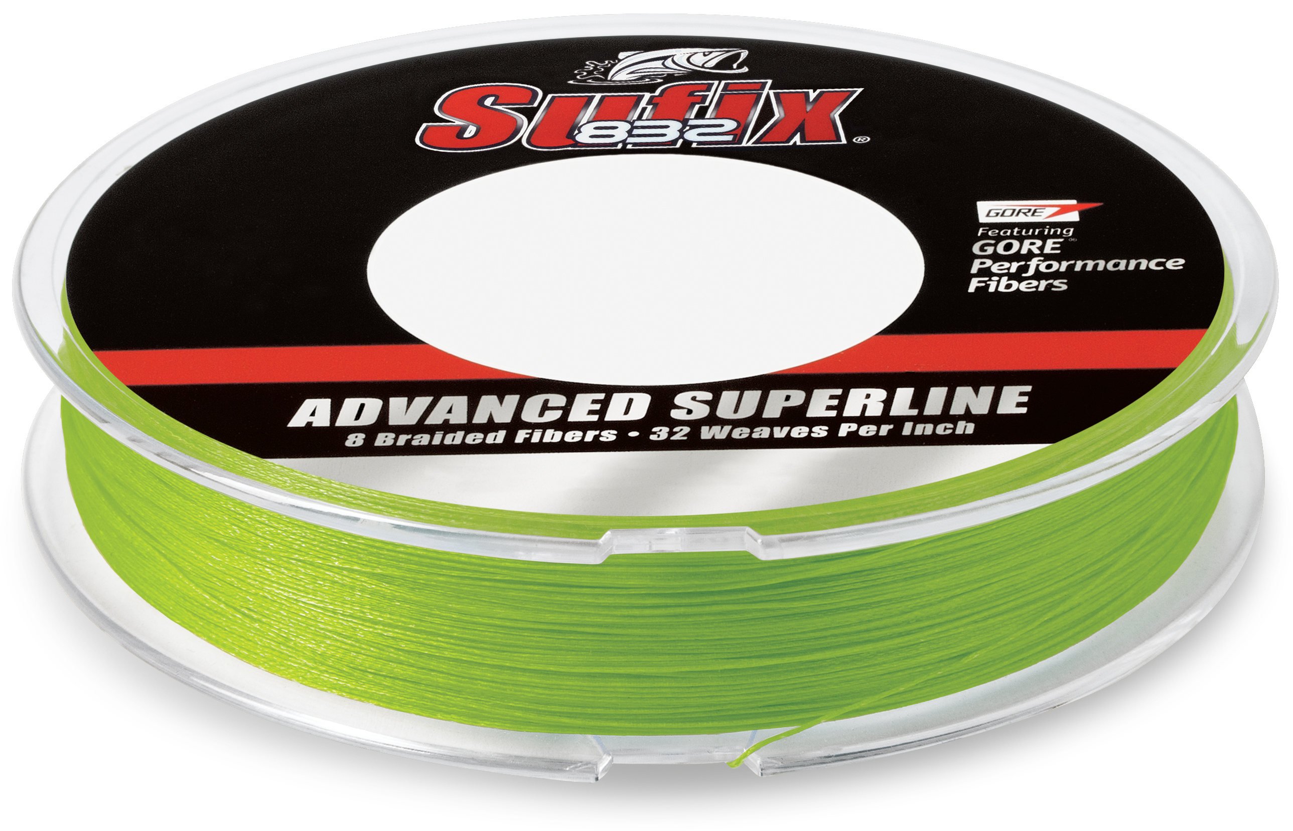 Sufix 832 Advanced Superline Braided 50 lb. Neon Lime - 300 Yds